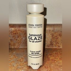 NEW JOHN FRIEDA LUMINOUS Clear GLAZE 6.5oz Intensifies Shine All Hair Colors